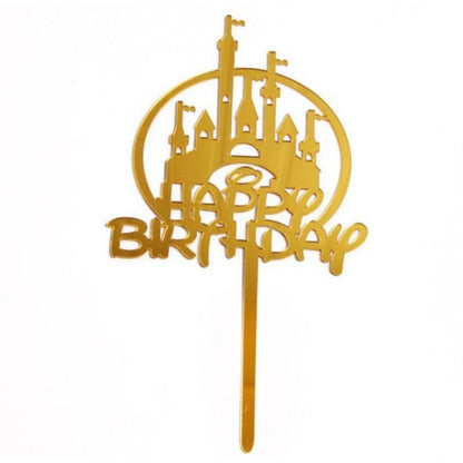 Cake Topper Acrylic / Topper Kue Akrilik Happy Birthday / Mother Day / Valentine Day/ Anniversary
