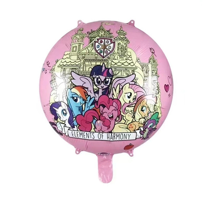 Balon Foil Karakter Bulat ukuran 45cm PART 1