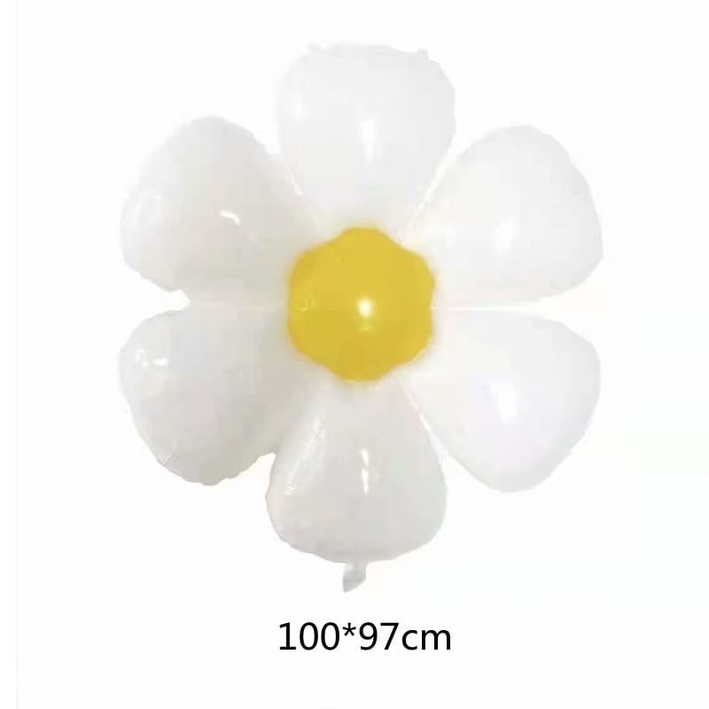 Balon Foil Daisy Flower Jumbo Size 100 x 97 cm