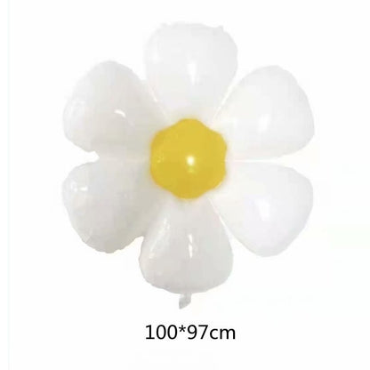 Balon Foil Daisy Flower Jumbo Size 100 x 97 cm