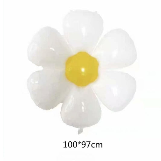 Balon Foil Daisy Flower Jumbo Size 100 x 97 cm