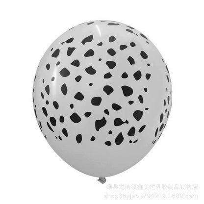 Balon Latex Satuan / Lateks Size 12 inch Motif Animal Print / Pattern