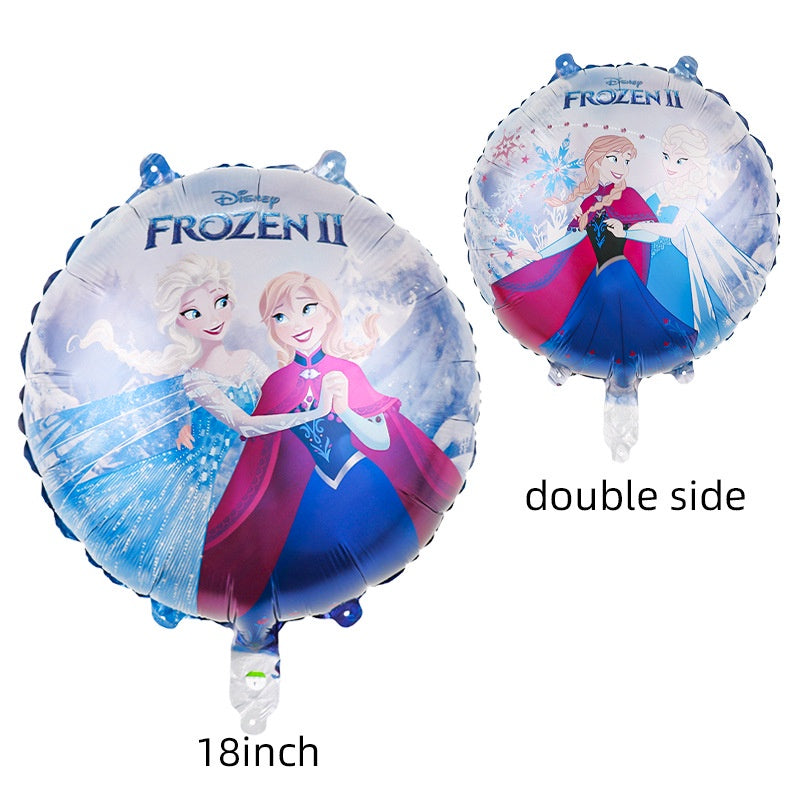 Balon Foil Frozen II / 2 Princess Elsa Anna Olaf Snowflake