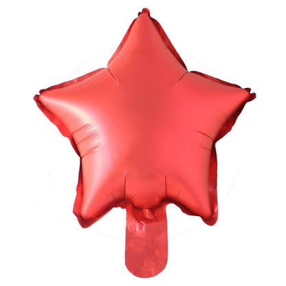 Balon Foil Bintang / Star Satin Matte Size 10 inch ( 25 cm)