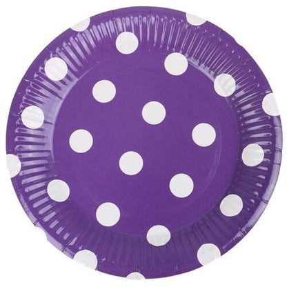Polkadot Paper Plate / Piring Kertas Motif Polkadot
