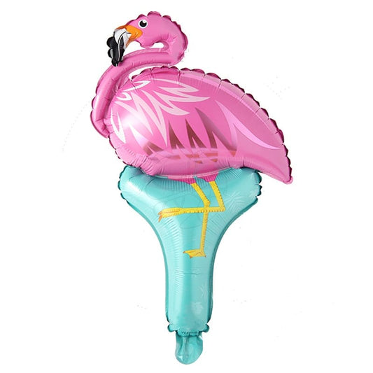 Balon Foil Pentung / Tongkat / Tenis Flamingo