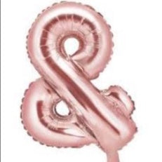 Balon Foil Tanda Baca "&" Ampersand / "#" Hashtag / "!" Tanda Seru  Size 40 cm
