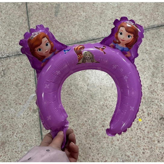 Balon Foil Bando / Headband Ballon Hello Kitty, Donald Tsum Tsum, Mickey Minnie Tsum Tsum