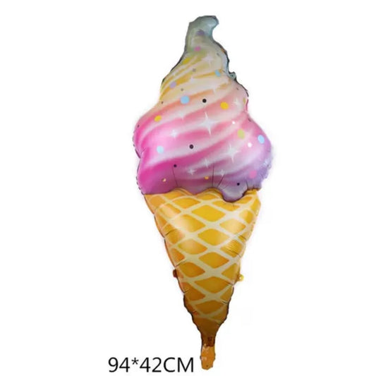 Balon Foil Ice Cream Cone Jumbo 94 cm