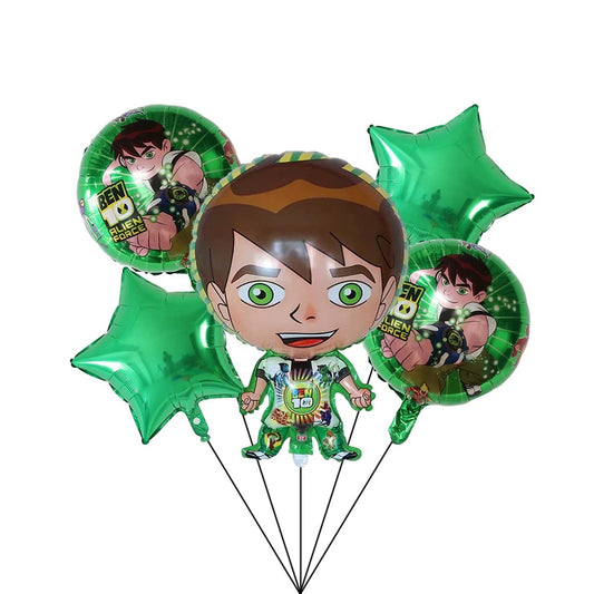 Set isi 5 Balon Foil Ben 10