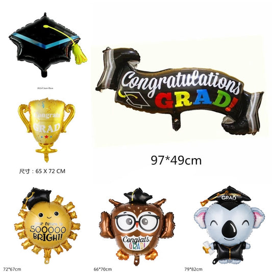 Balon Foil Graduation/ Grad / Wisuda Jumbo