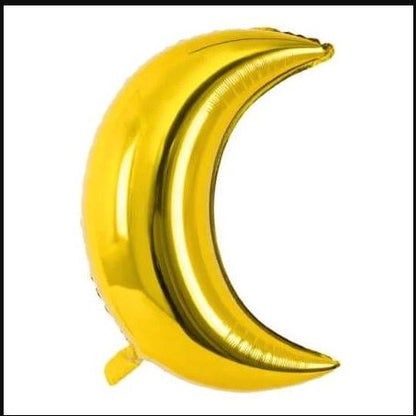 Balon Foil Crescent Moon / Bulan Sabit Size 20 inch / 50 cm