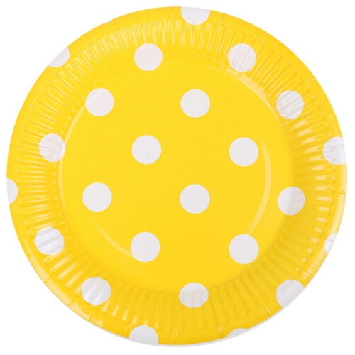 Polkadot Paper Plate / Piring Kertas Motif Polkadot