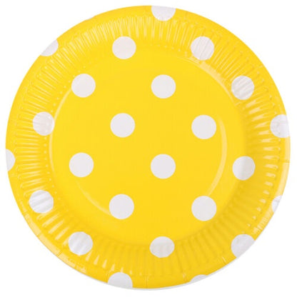 Polkadot Paper Plate / Piring Kertas Motif Polkadot