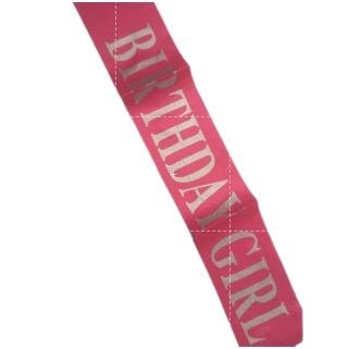 (Tidak Bisa Custom) Selempang / Sash Birthday Girl, Birthday Boy, Birthday Princess, Bride To Be, Mom To Be, I Graduated