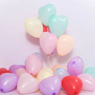 Balon Latex / Lateks Bentuk Hati Macaron / Love Macaron Size 12 inch