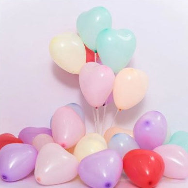 Balon Latex / Lateks Bentuk Hati Macaron / Love Macaron Size 12 inch