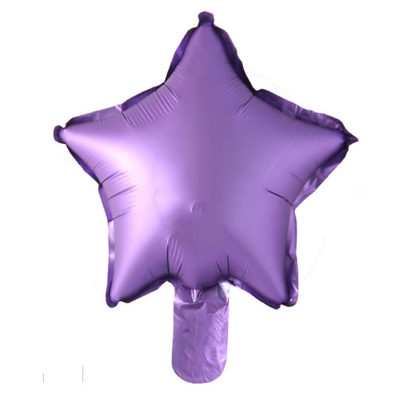 Balon Foil Bintang / Star Satin Matte Size 10 inch ( 25 cm)