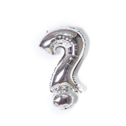 Balon Foil Tanda Baca "&" Ampersand / "#" Hashtag / "!" Tanda Seru  Size 40 cm