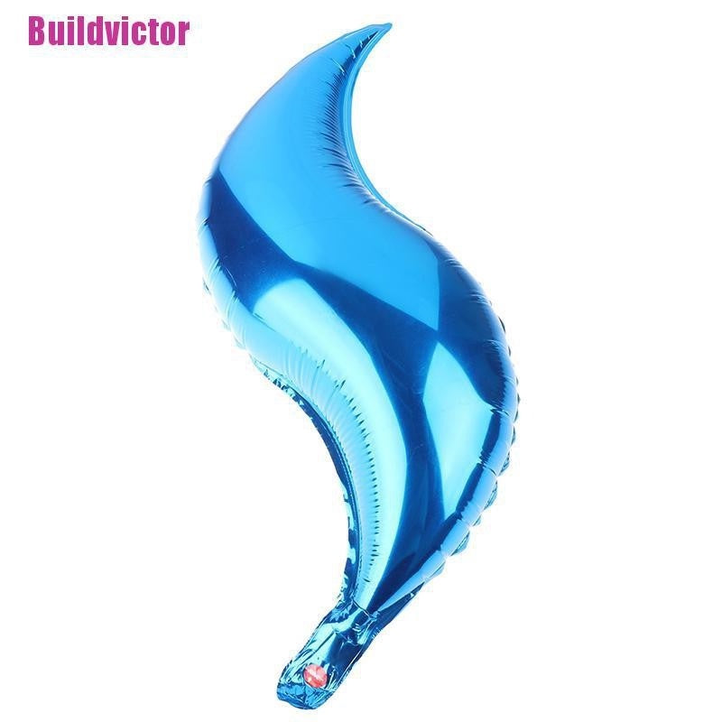 1 Balon Foil S Shape Jumbo Size 18 inch