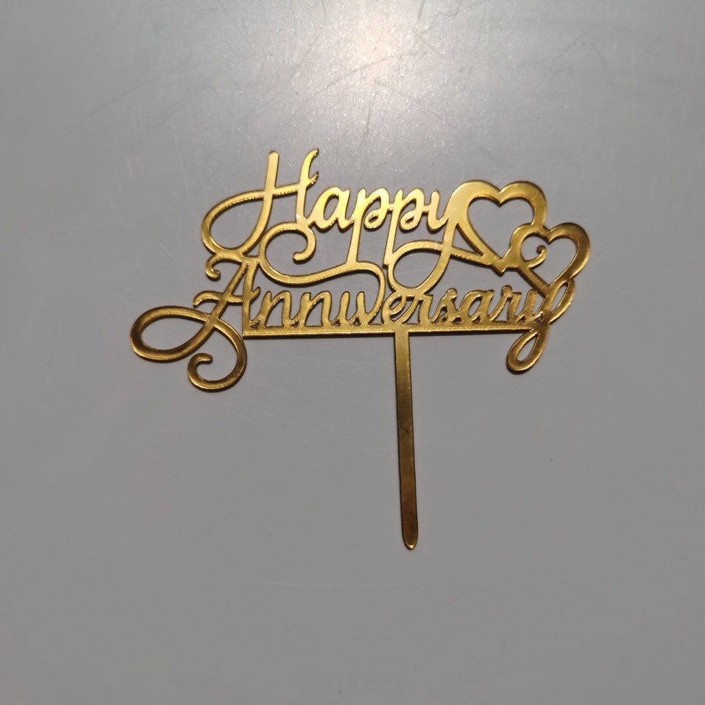 Cake Topper Acrylic / Topper Kue Akrilik Happy Birthday / Mother Day / Valentine Day/ Anniversary