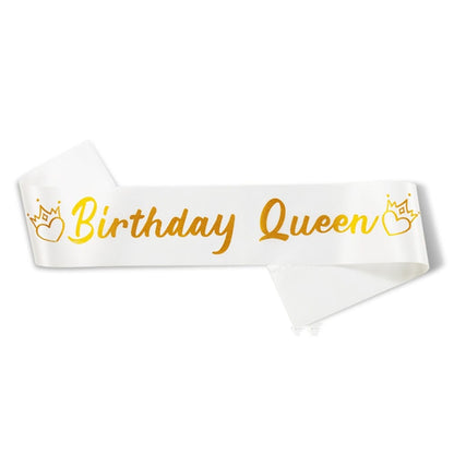(Tidak Bisa Custom) Selempang / Sash Groom To Be, Birthday Boy, Its A Boy, It's A Girl, Bride To Be, Mom To Be