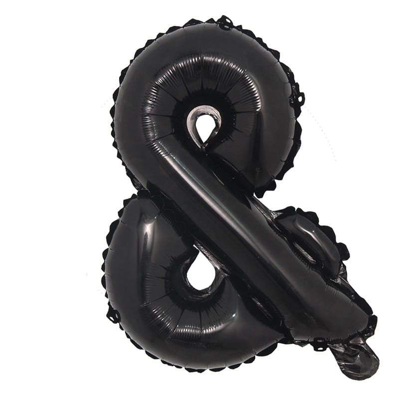 Balon Foil Tanda Baca "&" Ampersand / "#" Hashtag / "!" Tanda Seru  Size 40 cm
