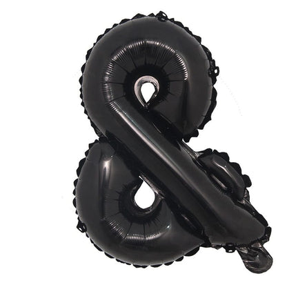 Balon Foil Tanda Baca "&" Ampersand / "#" Hashtag / "!" Tanda Seru  Size 40 cm
